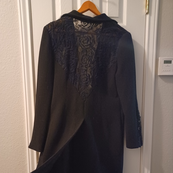 Black and Blue laceback jacket - Picture 2 of 4